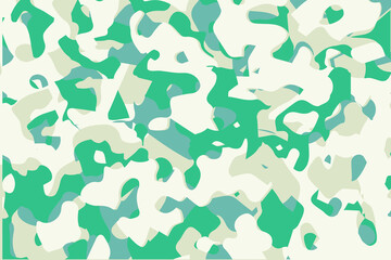Abstract camouflage pattern. Seamless vector wallpaper. Colorful background. Vector illustration.
