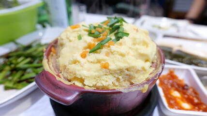 This food is Korean steamed egg