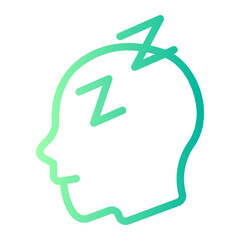 sleep gradient icon