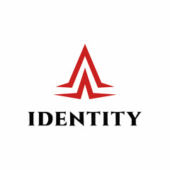 letter a building logo design