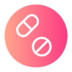 medicine gradient icon