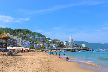 The playa at Puerta Vallarta, Mexico