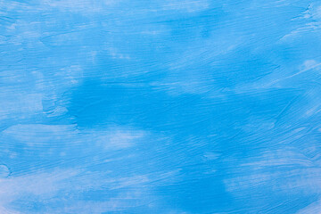 Fototapeta na wymiar Blue paint on a stone surface, as a background
