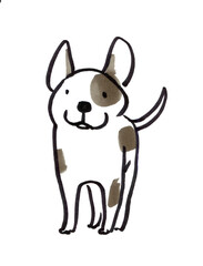 ぽっちゃりした犬