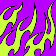 Obraz premium Simple background with flame pattern