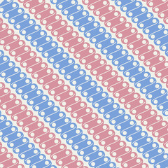Modern Batik Parang in pastel color. Editable seamless pattern.