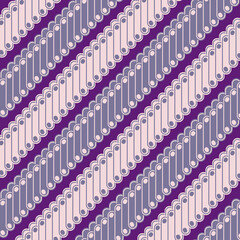 Digital Batik Parang. Simple seamless vector.