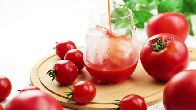 トマトジュース　イメージ
