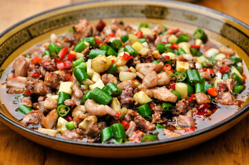 Spicy diced rabbit,Sichuan Cuisine,chinese food