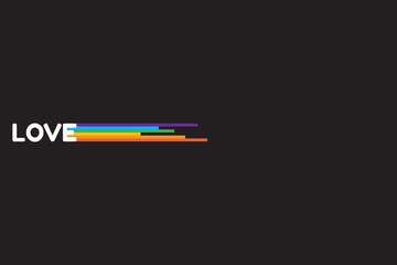 Abstract colorful pride month type font wallpaper Background. love is love. pride love festival. Rainbow pride gradient fluid abstract background. LGBT flag pride month blur wallpaper.