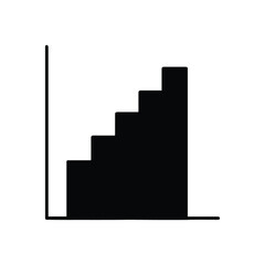 Fototapeta premium Analytics chart or bar icon