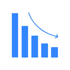 Analytics chart or bar icon
