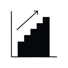 Analytics chart or bar icon