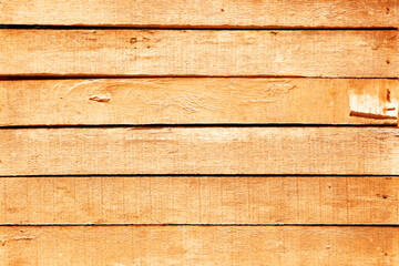 Old and dirty orange wood background suitable for design work