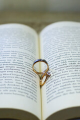 rings on book