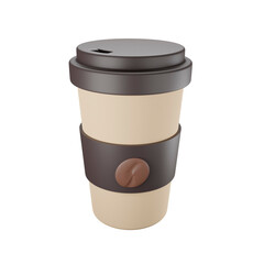 3d illustration A Cup Of Coffee