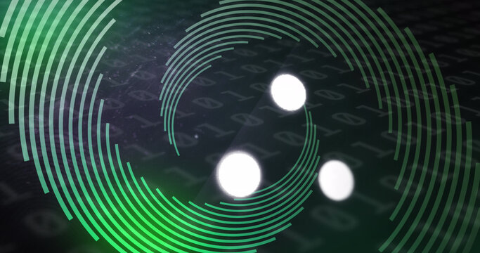 Image of loading ring over binary coding