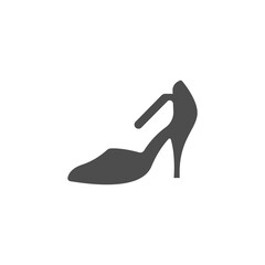 High heels icon logo design