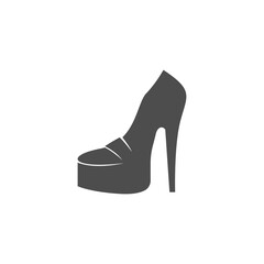 High heels icon logo design