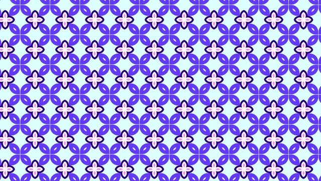 Abstract background animation scrolling right intricate detail in aqua and blue. blue seamless geometric style pattern sliding on from right to left on a black screen_Corporate Background Element.