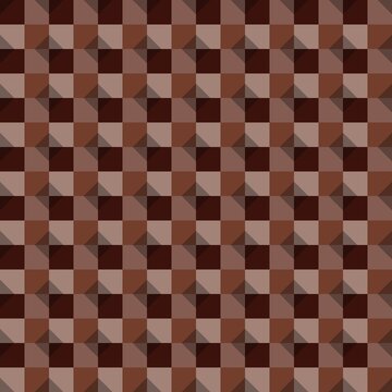 brown seamless geometric pattern