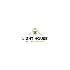 Light House Logo Sign Design