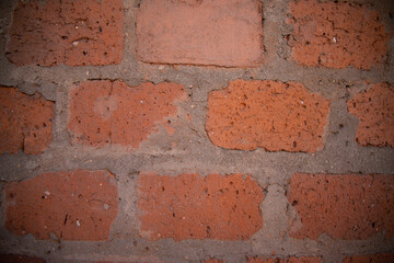 Texture and background. Brick wall of an old building.