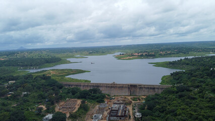 Bangalore, India 12th July 2022: Manchanabele Dam is located on the outskirts of Bangalore. Popular...