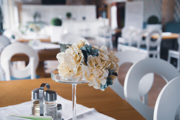 Interior of a modern urban restaurant