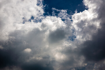blue sky with clouds