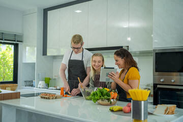 couple in kitchen