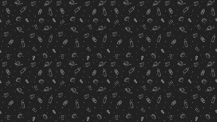 Horizontal milk food background