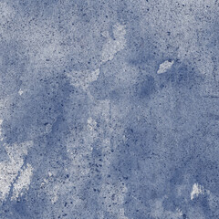 Concrete background with blue paint, grange wall