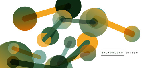 Network concept abstract background. Dots connection. Big data idea. Business template for wallpaper, banner, background or landing