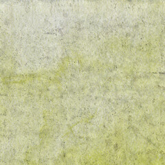 Concrete background with green paint grange wall
