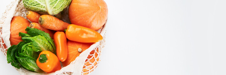 Assortment of vegetables on light background.