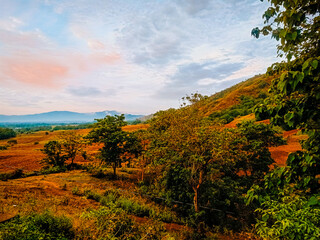 landscape in the mountains