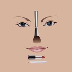 cosmetics illustration