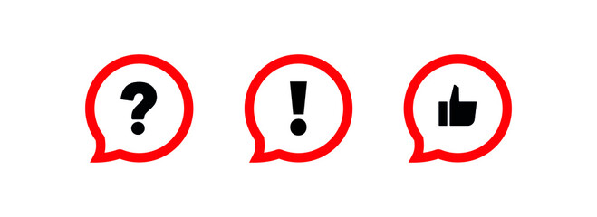 Red stop sign. Vector icon	