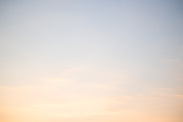 sunset sky with clouds