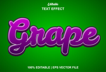 wine text effect with purple color and editable.