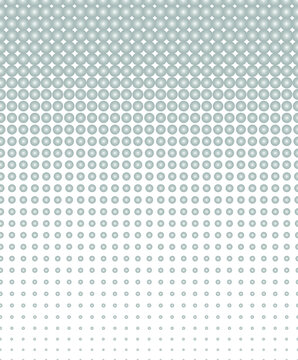 Vertical dots halftone pattern vector image