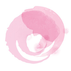 水彩風の背景素材　ピンク