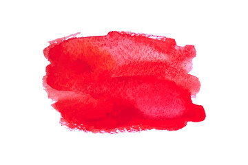 Watercolor spot. Colored aquarelle sample. Hand drawn watercolour stain