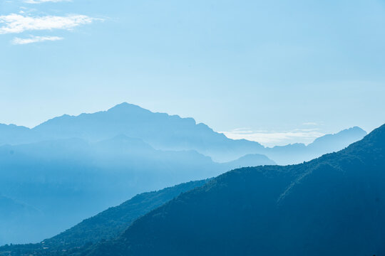 Mountain in Como Italy