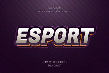 Esport Game editable premium text effect font style