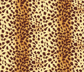 ひょう柄 シームレス テキスタイルパターン　Seamless leopard pattern with stripes