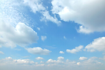 blue sky with clouds