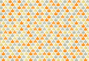 秋色な紅葉の背景素材
