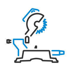 Circular End Saw Icon